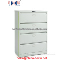 High quality Horizontal office file storage cabinet,Wide 4 Drawer Steel Filing Cabinet,metal file cabinet design
